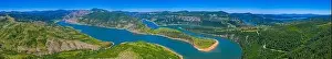 The meanders of Arda river near Ribartsi village in Bulgaria