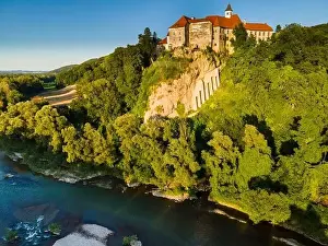 Drava Prints: Medieval Borl Castle in Slovenia. Gestapo Prison During the World War Two