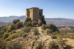 Battlements Prints: The Medieval Castle of Jorda (11th Century) in Catalonia