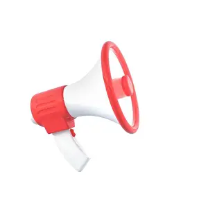 Megaphone Prints: Megaphone on white background. 3d rendering illustration