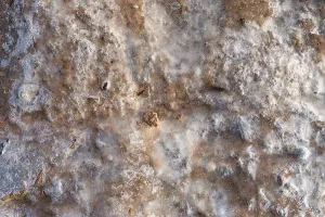 Drifting Prints: Melting ice opens ground, resources and minerals concept
