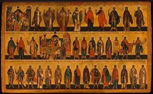 Art Religieux Prints: Menology October Novgorod, Russie