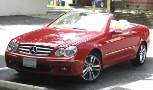 Coupe Prints: The Mercedes-Benz CLK-Class (2008-2013) is a luxury coupe offering refined performance