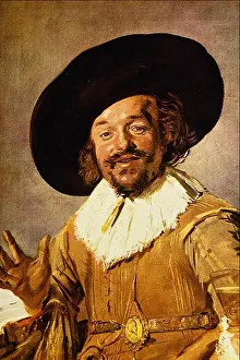 Lively Prints: The merry drinker, detail circa 1628-1630. 1176 The Jolly Toper - Franz Hals