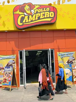 Maya Prints: MEXICO LOCAL MAYA WOMEN AT POLLO CAMPERO FAST FOOD CHAIN AT SAN CRISTOBAL MARKET IN CHIAPAS STATE Photo Julio Etchart