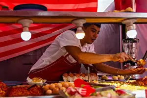 Sold Prints: Mexico, Mexico City, Streetfood at the Chilpancingo