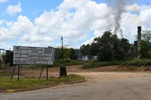 Swaziland Prints: Mhlume, Swaziland - 13 January 2023: Sugar cane industry at Mhlume on Swaziland
