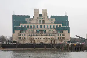 Headquarters Prints: The MI6 - SIS Headquarters at Vauxhall Cross, London, England UK