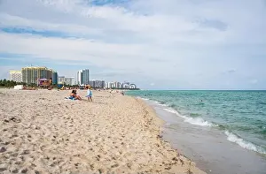 Outdoor Activities Prints: Miami Beach, North Shore Open Space Park, Lummus Park to South Pointe Park, Miami, FL, USA