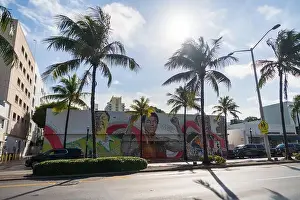 Outdoor Activities Prints: Miami Beach, North Shore Open Space Park, Lummus Park to South Pointe Park, Miami, FL, USA