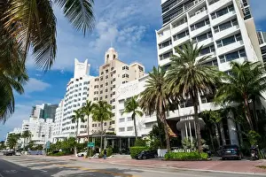 Outdoor Activities Prints: Miami Beach, North Shore Open Space Park, Lummus Park to South Pointe Park, Miami, FL, USA