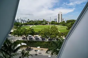 Outdoor Activities Prints: Miami Beach, North Shore Open Space Park, Lummus Park to South Pointe Park, Miami, FL, USA