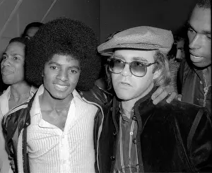 Michael Jackson and Elton John at Studio 54 1978 Photo By Adam Scull/PHOTOlink/MediaPunch/MediaPunch