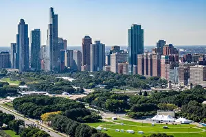 Core Prints: Michigan Avenue streetwall and Grant Park