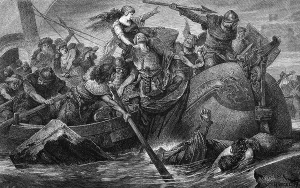 Vikings Prints: middle ages, Vikings, battle, History painting