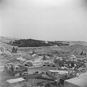 1950 Prints: Middle East 1950-1955: Jordan - Amman View of the royal palace Date: 1950 Location: Amman