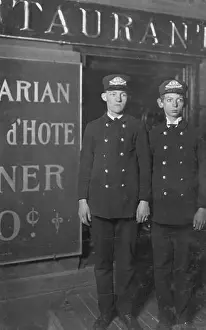 1908 Prints: Midnight 4, 11, 08. Messenger Boys in heart of Tenderloin