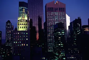 Sony Prints: Midtown Manhattan Skyline at Dusk, New York City, USA 1980s