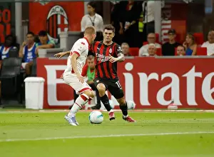 Calcio Prints: Milan, Italy. 17th Aug, 2025. Christian Pulisic of AC Milan during the Coppa Italia