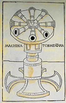 Cannons Prints: military, artillery, rotable gun turret