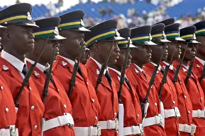 Nigeria Prints: Military parade Nigeria