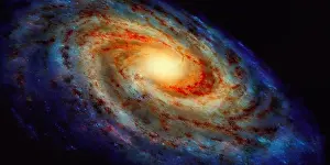 Rays Prints: The Milky Way galaxy is a collection of swirling stars