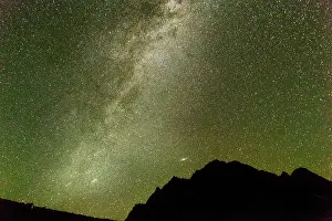 Milky Way Prints: Milky way galaxy as seen from Satsar Campsite on the Kashmir great lakes trek at Sonamarg