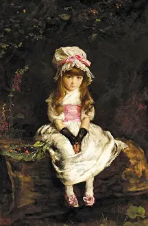 Painter Prints: Millais John Everett - Cherry Ripe 2
