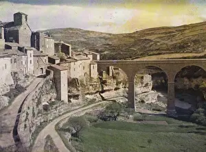 Leon Prints: Minerve, Hérault, France The Cesse gorge and the bridge