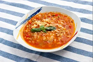 Celery Prints: Minestrone soup – it's a thick Italian soup from seasonal vegetables