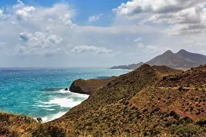 Rocky Coast Prints: Mirador de La Amatista with views of the rocky coast and turquoise sea