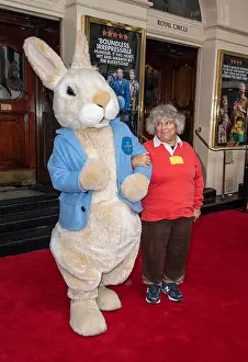 Miriam Margolyes seen during the Gala Performance of Where is Peter Rabbit? at the Theatre Royal Haymarket in London