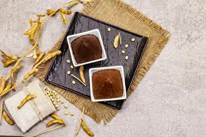 Paste Prints: Miso paste, traditional Japanese seasoning