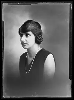 Wellington Prints: Miss Card, circa 1920, Wellington, by Berry & Co