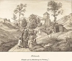 National Gallery Of Art Prints: Mittwoch - Fusspfad auf dem Mönchsberge bey Salzburg (Wednesday - Footpath on the Mönchsberge near Salzburg)