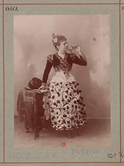 1875 Prints: Mme Holm performs in Le barbier de Séville in Paris in 1875