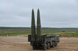 Missile Prints: Mobile short-range ballistic missile system 'Iskander'