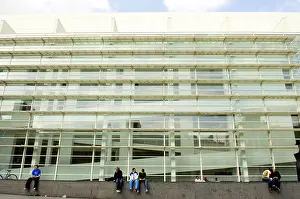 Buidling Prints: moca museum of contemporary art glass buidling architecture front barcelona barca city urban arts culture heritage