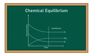 Design Drawing Prints: Model experiment for the dynamic aspect of a chemical equilibrium