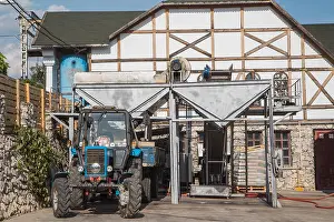 Cooling Prints: Modern agro-industry of granulating and producti winery