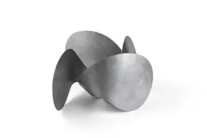 Bending Prints: Modern aluminum sculpture by Basque visual artist Guillaume CHAVANNE (aka Gogara)