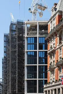 Under Construction Prints: Modern Apartments Luxury Residential Under Construction One Hyde Park
