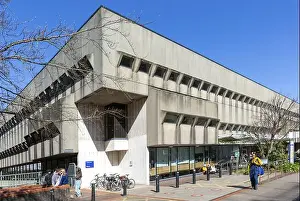 University Campus Prints: Modern architecture Arts and Social Sciences Library building