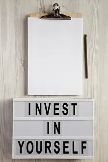 Inspirational Prints: Modern board with You are your only limit words
