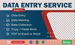 Modern promotion web banner for social media Fiverr gig