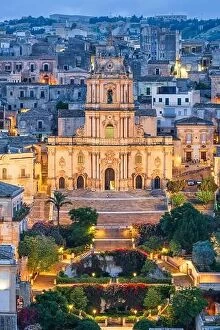 modica sicily italy cathedral san giorgio