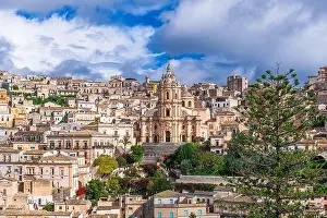 Modica, Sicily, Italy with the Cathedral of San Giorgio