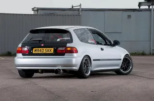 Exhaust Prints: Modified fifth generation or EG Honda Civic