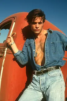 Producer Prints: MOJAVE DESERT, CA - AUGUST 17: (EXCLUSIVE) Actor Michael Woolson poses during a photo shoot on August 17