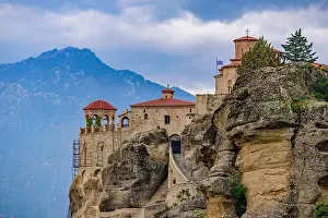Rock Mountain Prints: Monastery of Varlaam on the rock